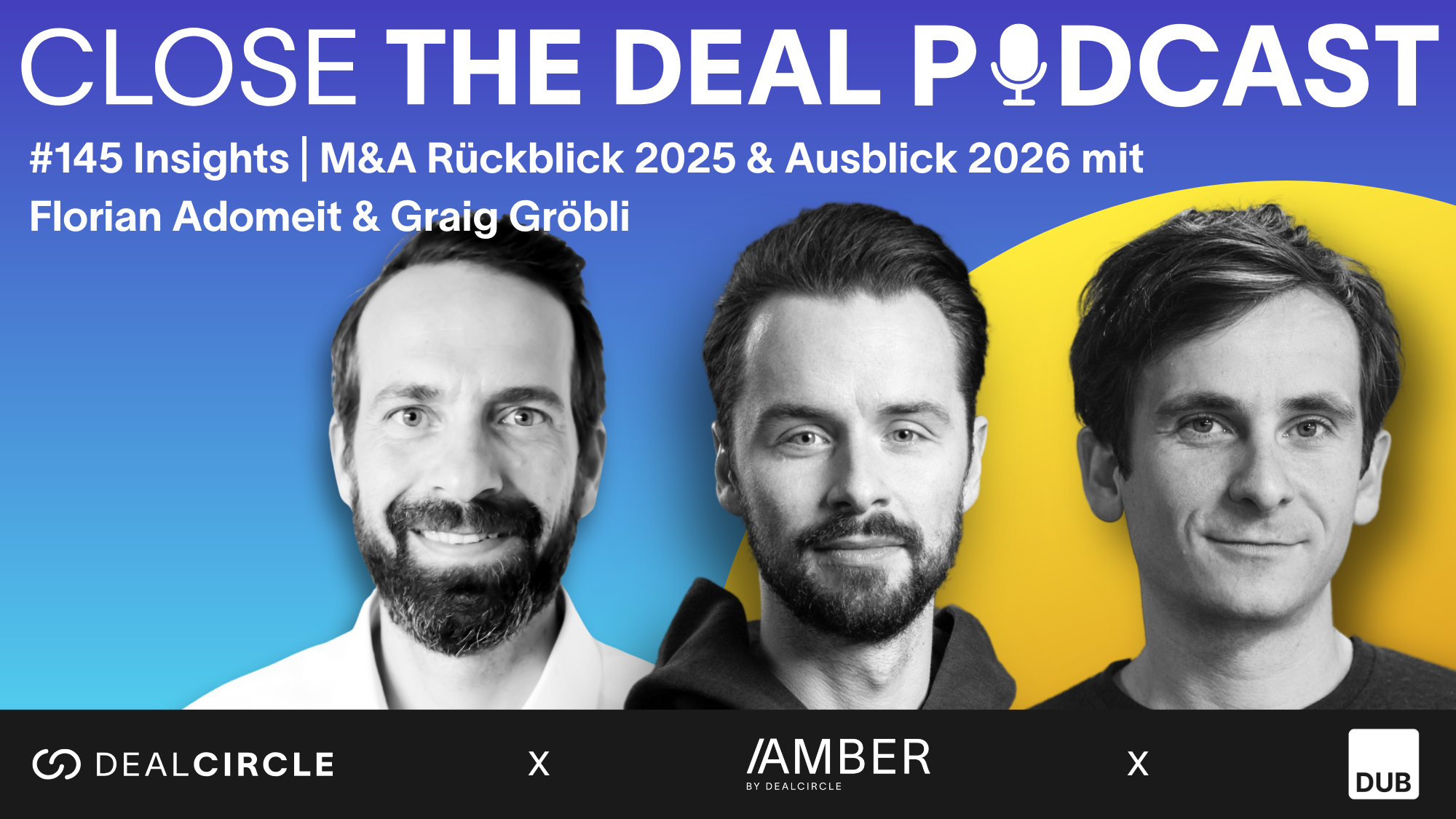 CLOSE THE DEAL 145 Insights: M&A Rückblick 2025 & Ausblick 2026